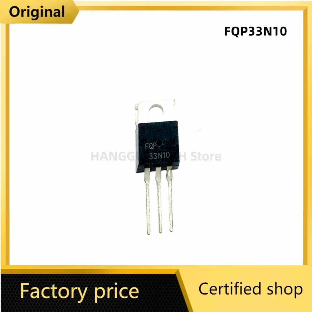 Original new  FQP33N10 33N10 TO-220 FET 33A 100V
