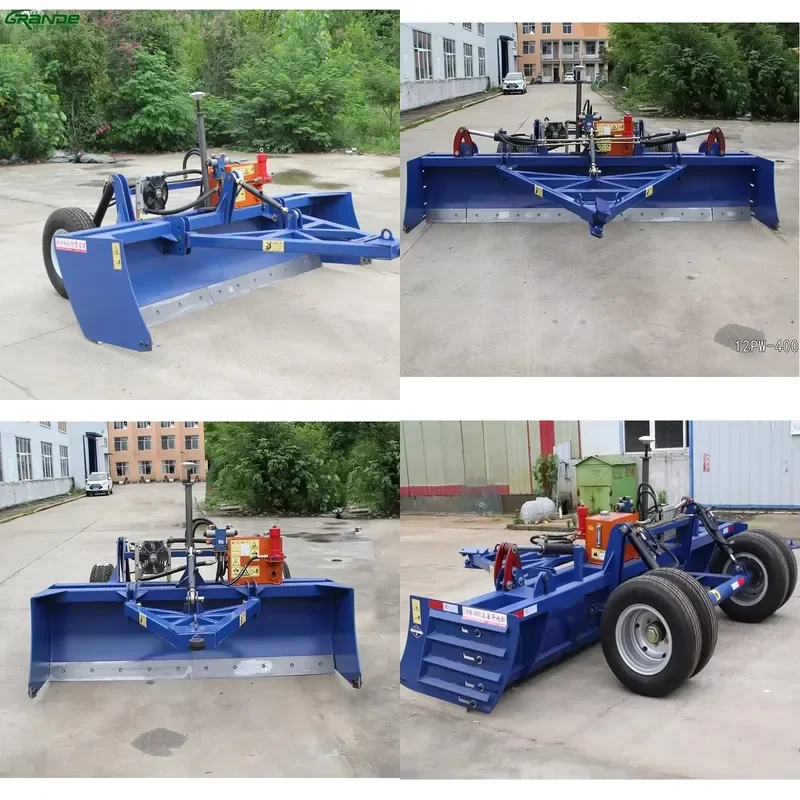for Agriculture Satellite Grader Tractor Mounted Land Leveling Machine for Sale