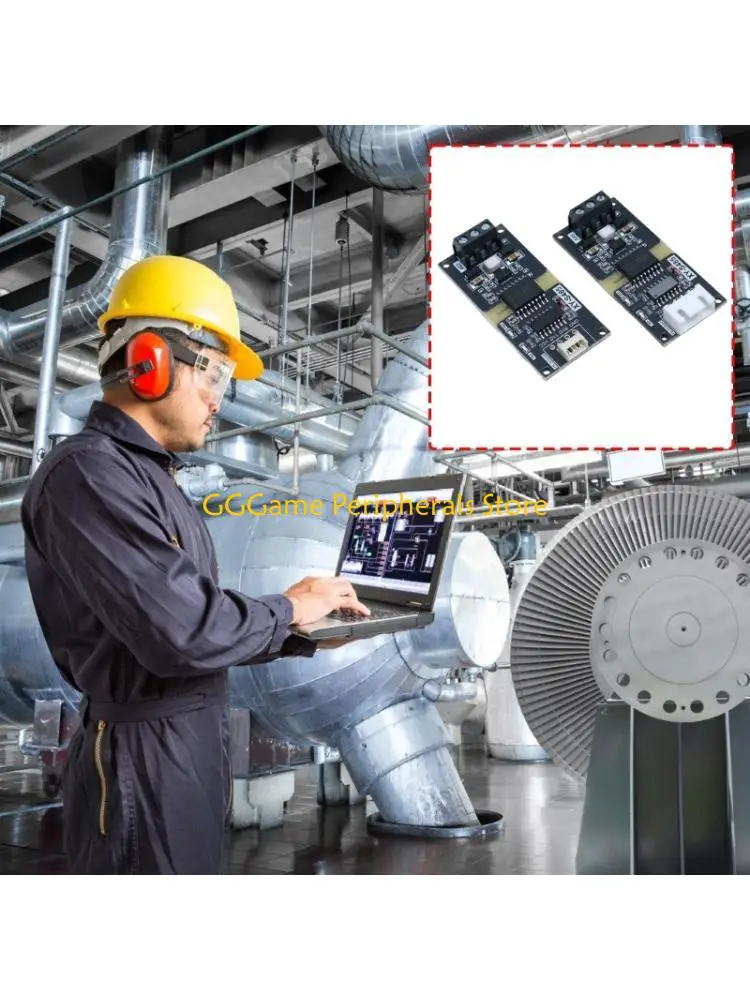 u55b-industrial-rs485-para-modulo-adaptador-ttl-resistores-120ohm-diagrama-fiacao-transparente