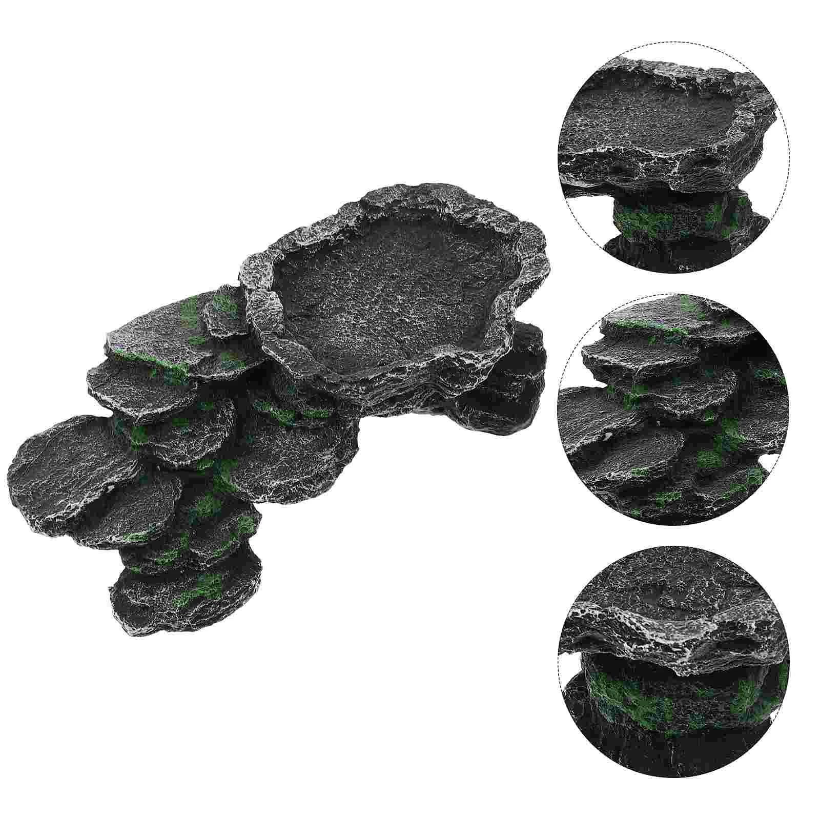 

Pet Climbing Vivid Turtle Platform Resin Tortoise Habitat Indoor Basking Ornament Aquarium Decor Reptiles Tank Decorate