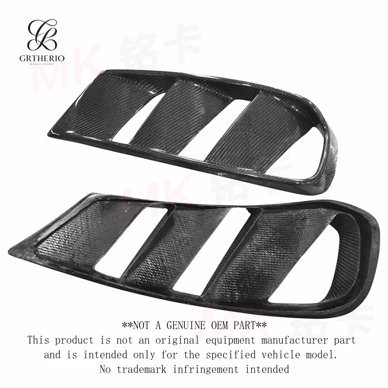 Carbon fiber front bumper vent and air intake for Mercedes-Benz GLA45 GLA X156, a car exterior accessory