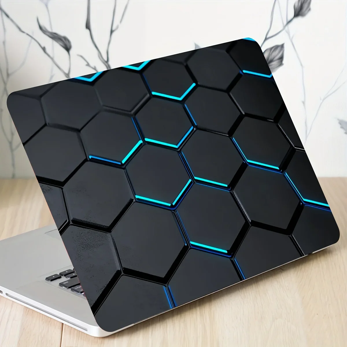 2 Pieces set Vinyl Laptop Shell Technology Stickers Scratch Resistant DIY Art Protective Cover For HP