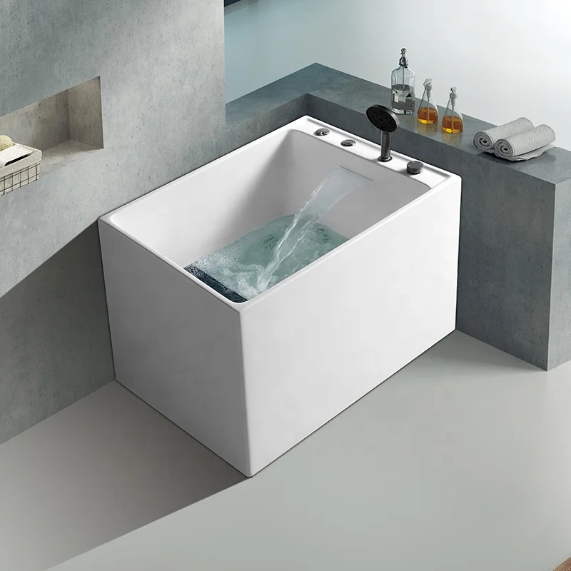 Customized Modern 8-Person Square Free-standing Massage Whirlpool Bath Tub Hot 8 1 Bath for Bathroom Application