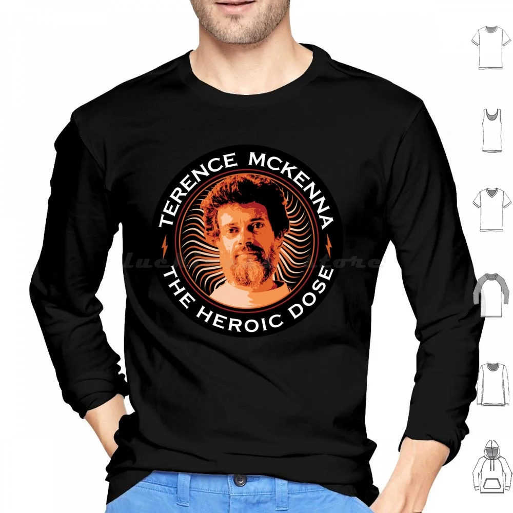 Terence Mckenna Heroic Dose Hoodies Long Sleeve Terence Mckenna Terence Mckenna Heroic Dose Terence Mckenna Trippy