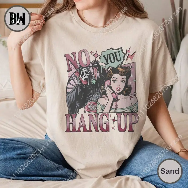 لا يمكنك شنق ريترو غسل التي شيرت رجل امرأة عالية الجودة خمر المحملة القطن قصير الأكمام موضة تي شيرت لينة تنفس القمم #3