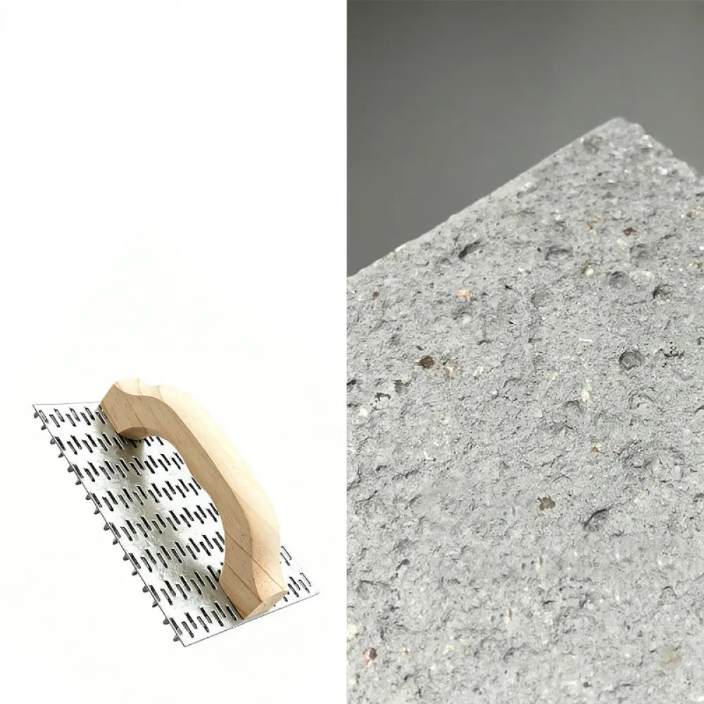 For For Bangao Wall Texture Tool Carbon Steel Toothed Smoothing Plane Professional Construction Plastering Scraper Device