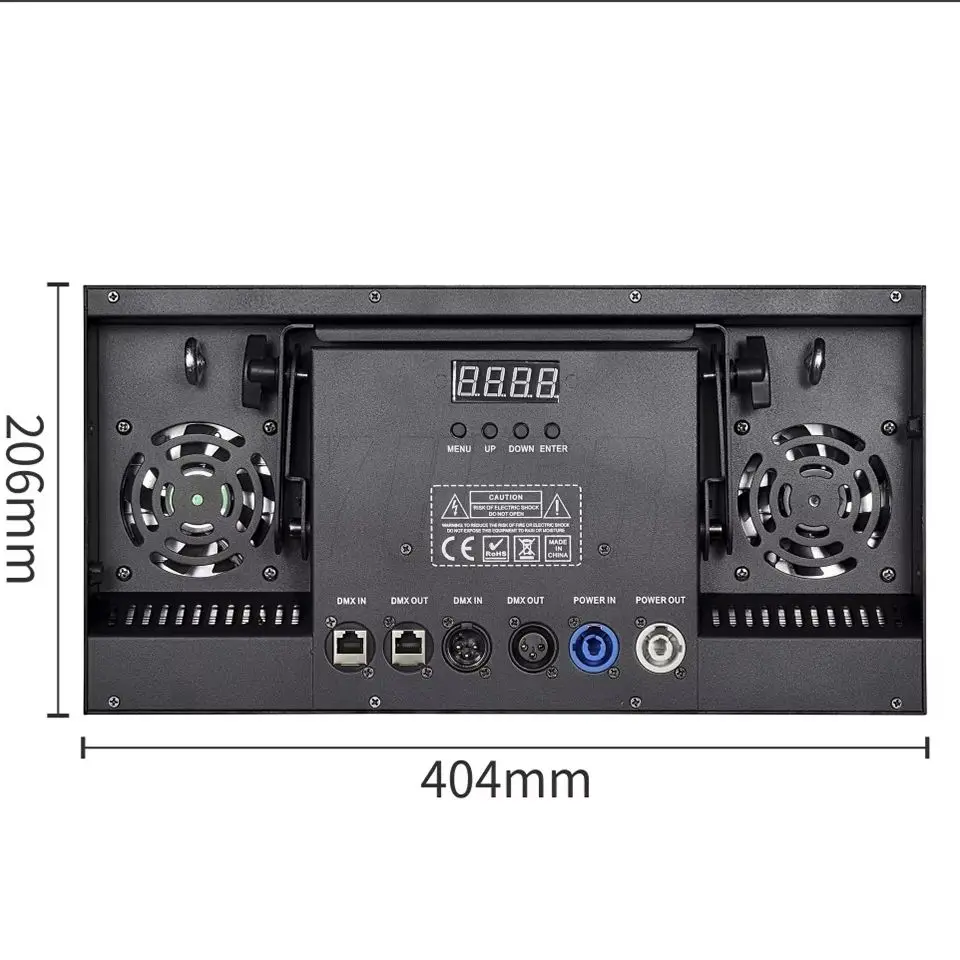 YUER LED 24x5w White Color With RGB SMD Ring Beam Strobe Horse Racing Effect Concert Wedding Dj Disco Indoor DMX Sound Countrl