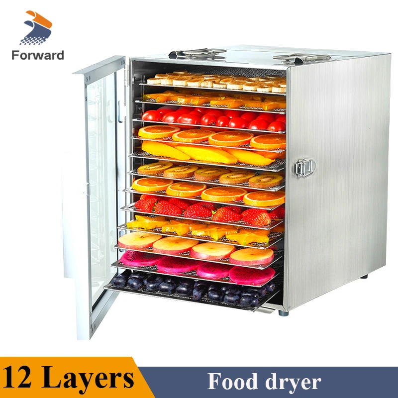 

12-layer Household Food And Fruit Dehydration Dryer Large-capacity Dry Frame Low-noise Food Dryer