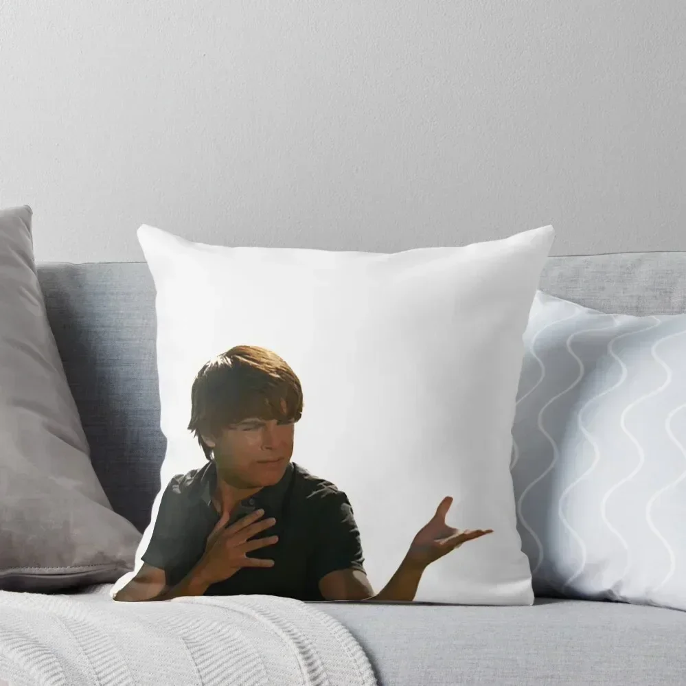 Troy Bolton bet on it Throw Pillow anime girl luxury home accessories Pillowcases pillow