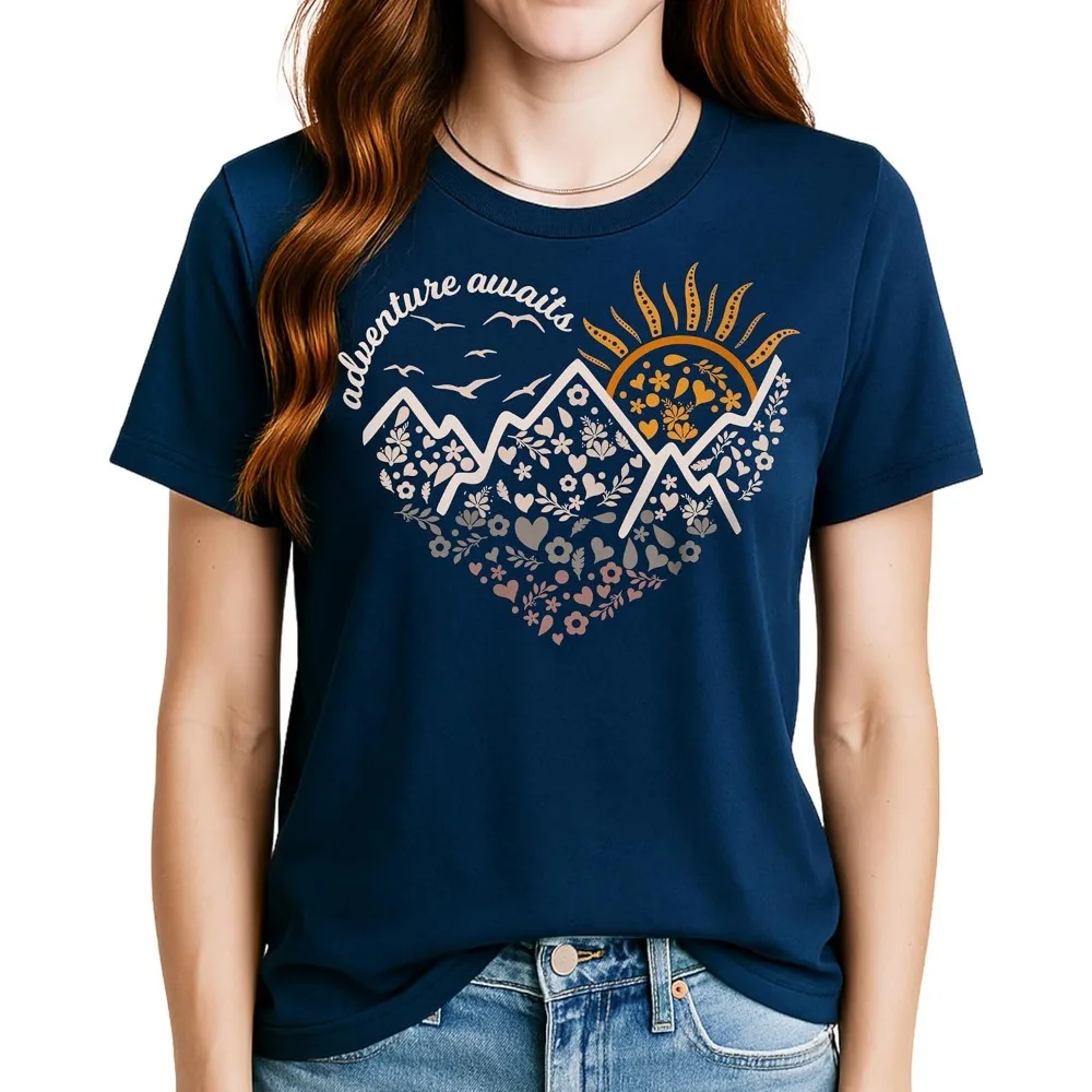Classy Mood Hiking Shirts for Women – Nature Camping Mountain Hiking Outdoor Adventure Shirt
