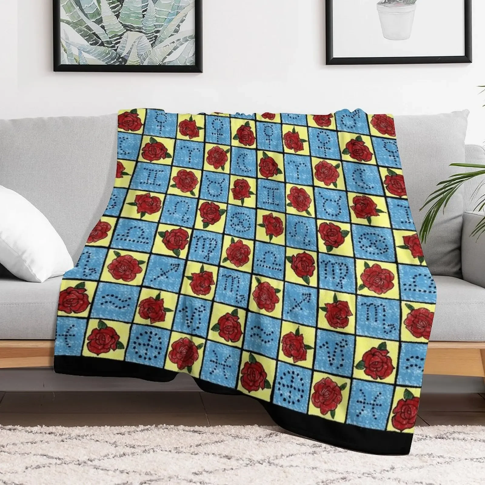 9 of Swords Tarot Blanket by Tarotista Throw Blanket Long Lasting Soft Plush Blanket for Daily Use