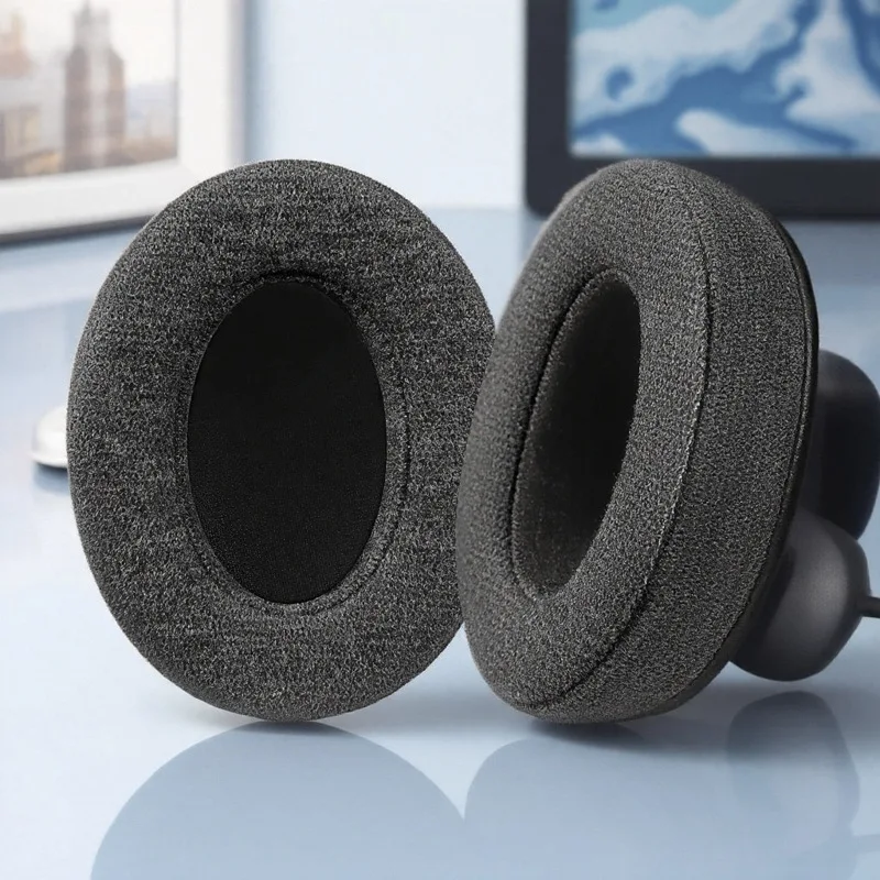 CHONGJIZHE, almohadillas de espuma de tela de algodón respetuosas con la piel de repuesto para auriculares Sony WH-1000XM3, funda para auriculares