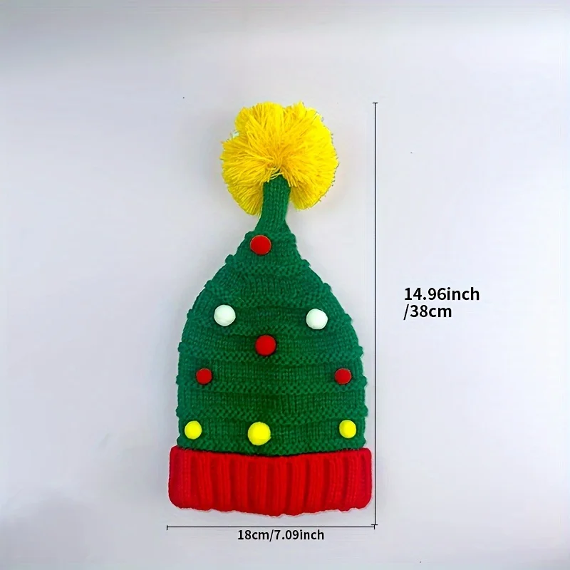 قبعة بنمط شجرة عيد الميلاد الجديدة للرجال في الهواء الطلق