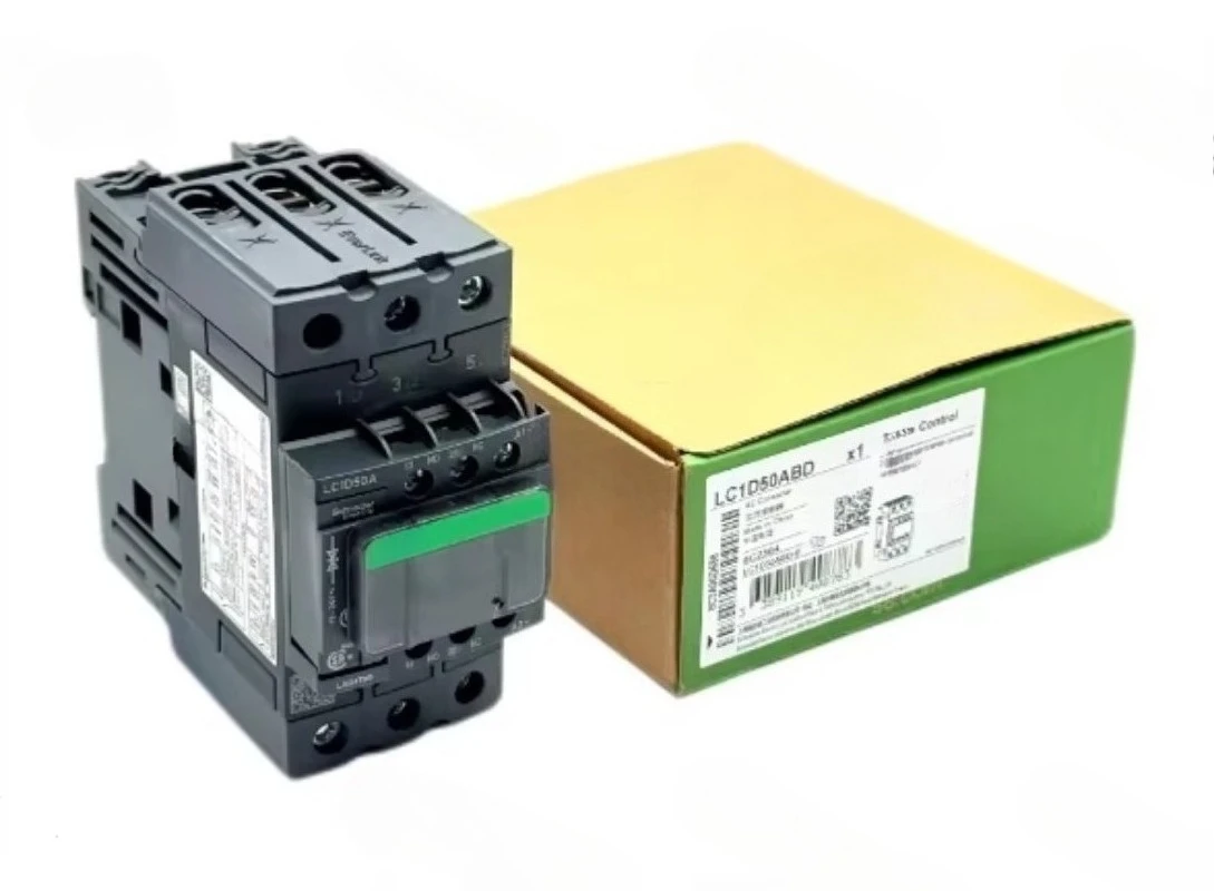 LC1D50ABD 3P 50A DC24V Electromagnetic Contactor Industrial Motor Control Contactor