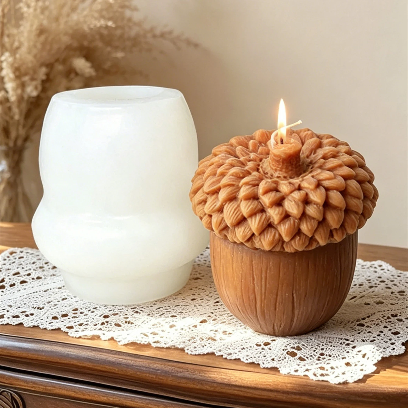 3D Pine Cone Hazelnut Silicone - 3D Printing Concrete 评论和价格