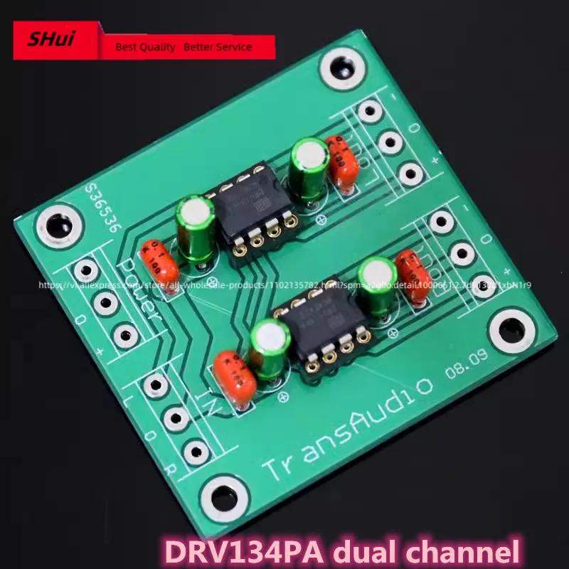 DRV134PA Dual-Channel Single-Ended Balance Finished Board (with AP Test)