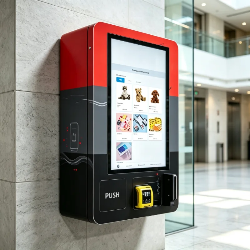 Wall-Mounted Small Vending Machine, Custom Automatic Device with ID Card Reader & CE Certificate for Cigarettes & Small Items