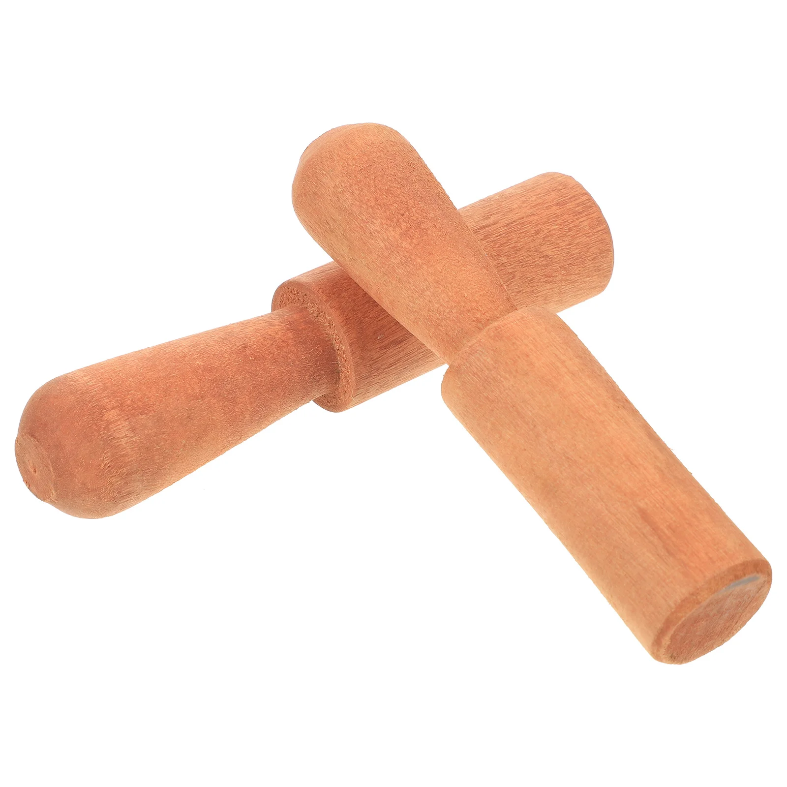 2 pçs tigela de canto mallet de madeira striker sólido pêssego vara de madeira para meditação yoga tibetano som tigela ferramenta de cura