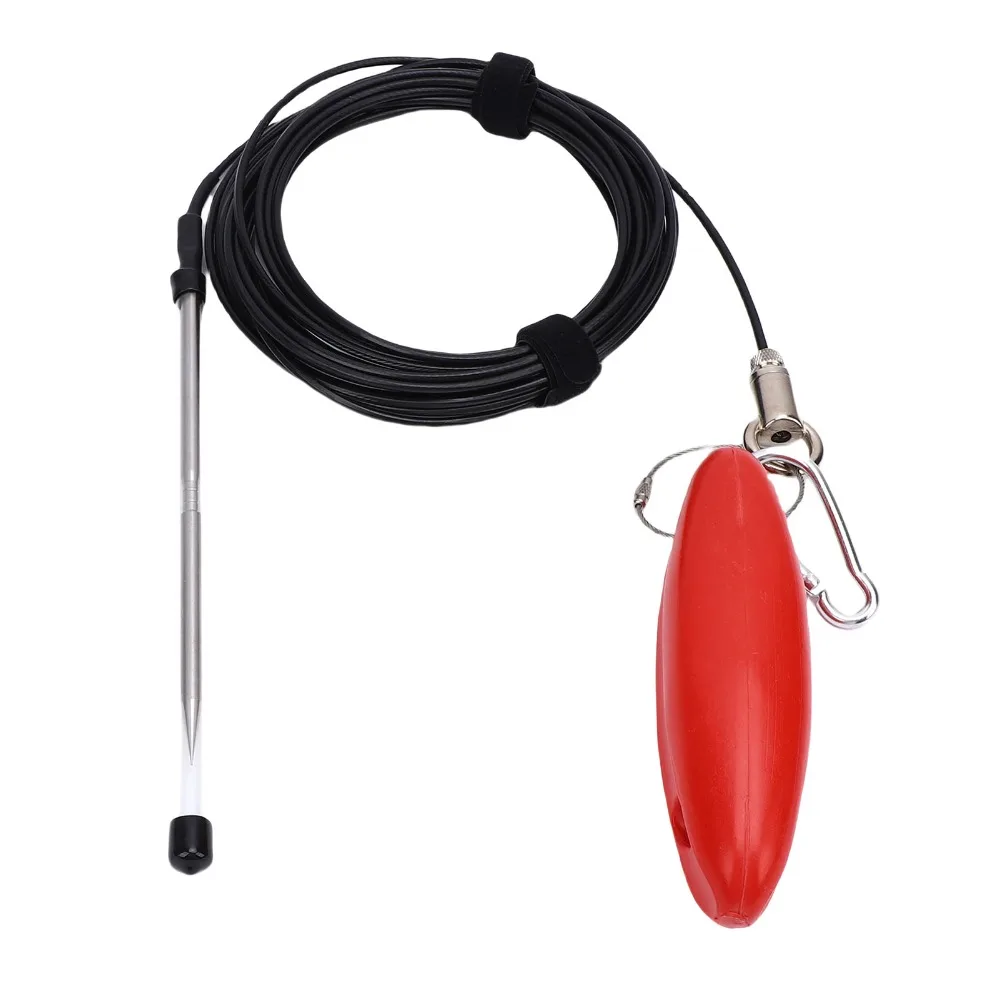 500lbs Capacity Fishing Stringer Stainless Steel with Float Fish Holder Stringer 26.2ft Length Fish Holder Rope