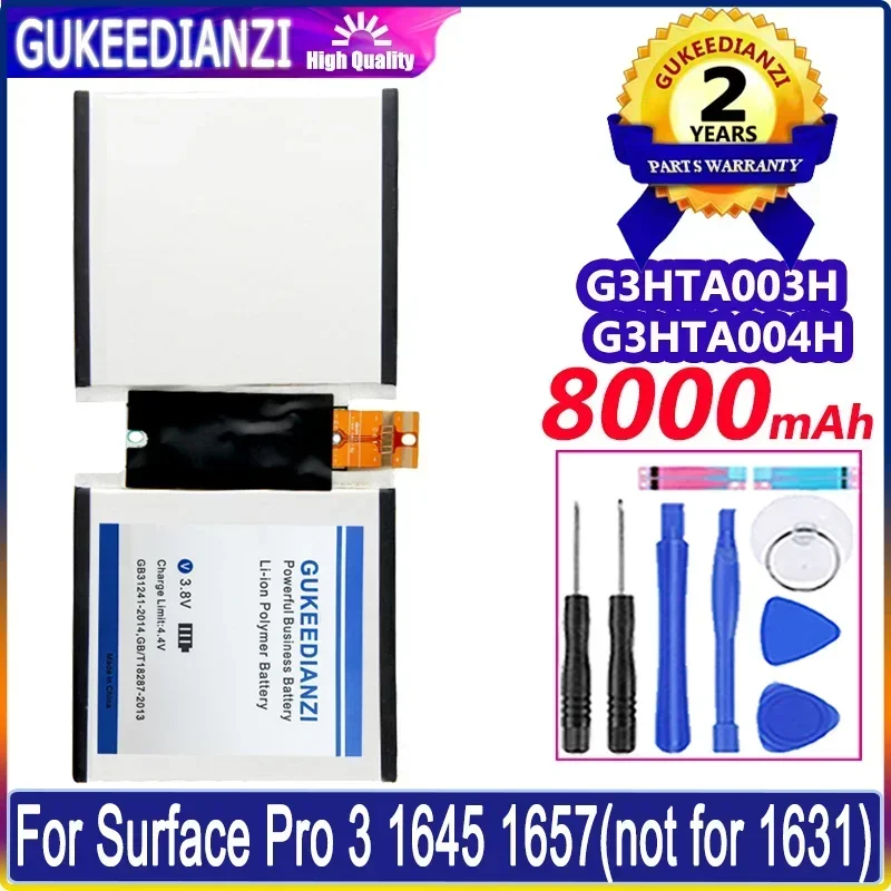 Battery For Microsoft Surface Pro 3 5 Pro3 Pro5 1645 1657 1631 1796/Go 1824 4415Y/For Microsoft Pro 4 Pro4 1724