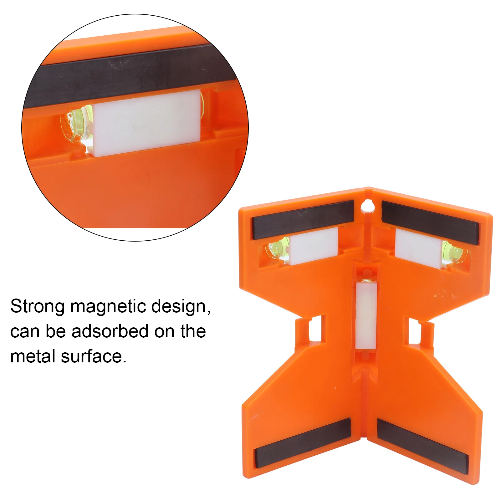 Magnetic Post Level Magnetic Post Level Pipe Post Leveler Meter Meter Fixed Pipe Angle Meter for Pipe Wooden Column Installation