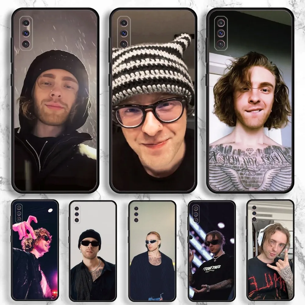 Egor Kreed EK Rapper Etui na telefon do Samsung Galaxy A13, A21s, A22, A31, A32, A52, A53, A71, A80, A91 Miękki czarny pokrowiec na telefon