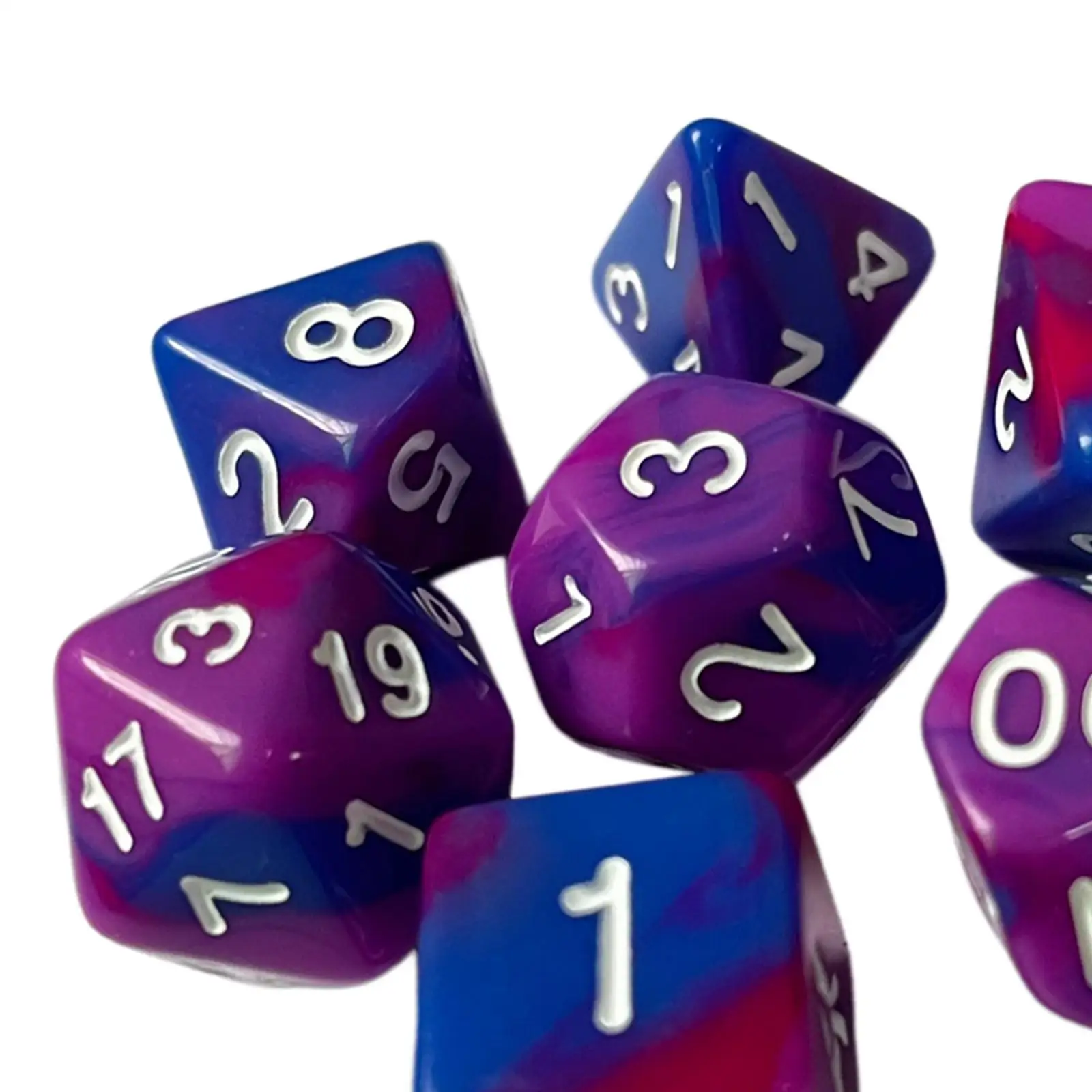 Polyhedral Game Dices Acrylic Material Puzzle Dice for Solitaire Board Game and Gatherings
