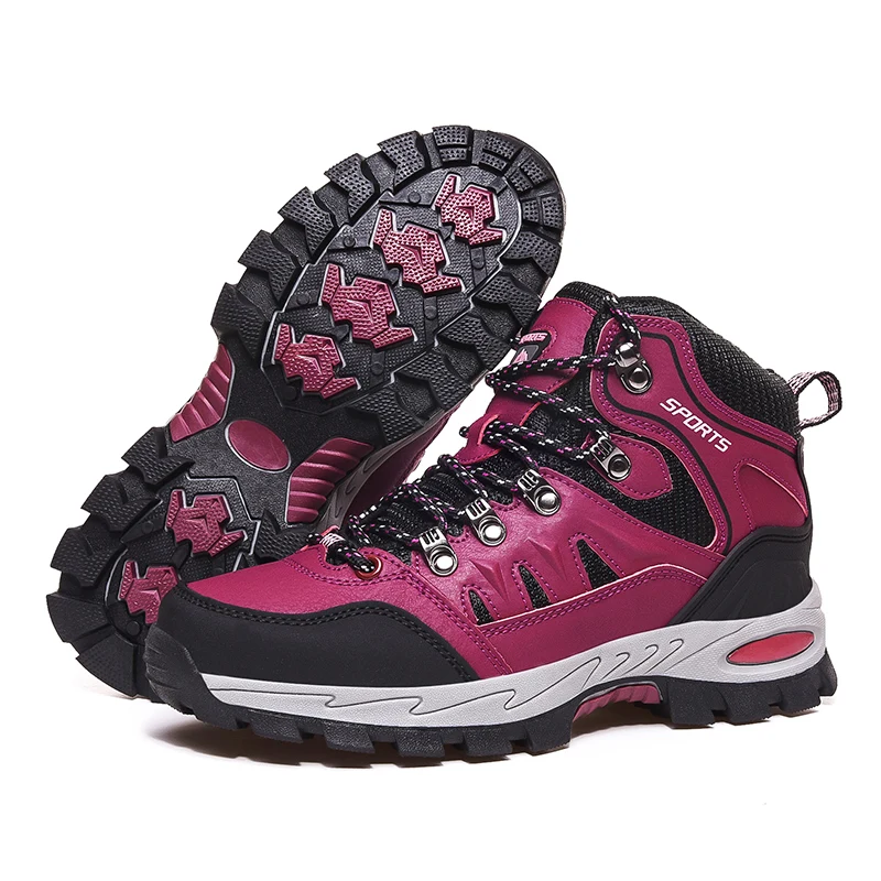 

Outdoor Waterproof Hiking Boots Women's Spring And Autumn Hiking Wear-resistant Mountain Sports Boots Hunting Sports Shoes36-42
