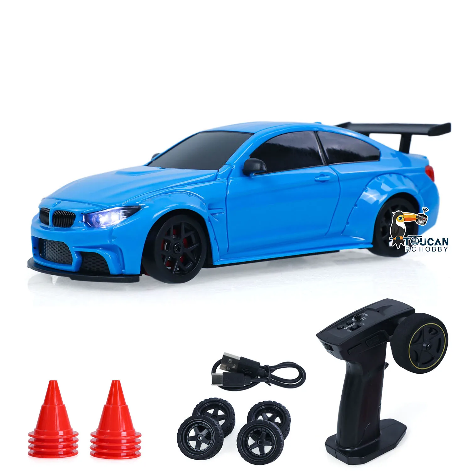 New 1/36 RC Drift Car 3611 High Speed 4WD Plastic Gyroscope Mini Remote Control Racing Cars Vehicle LED Light Radio Model - view 4