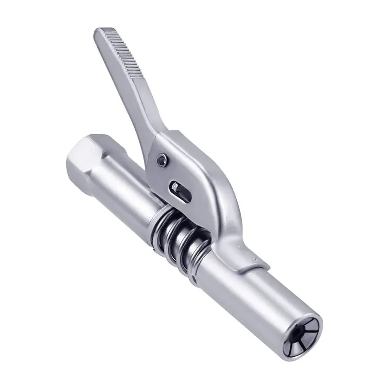 

A20F-Locking Grease Coupler Quick Release Lock Heavy Duty Grease Fittings Compatible M8-M14 & Grease Nipple Fittings