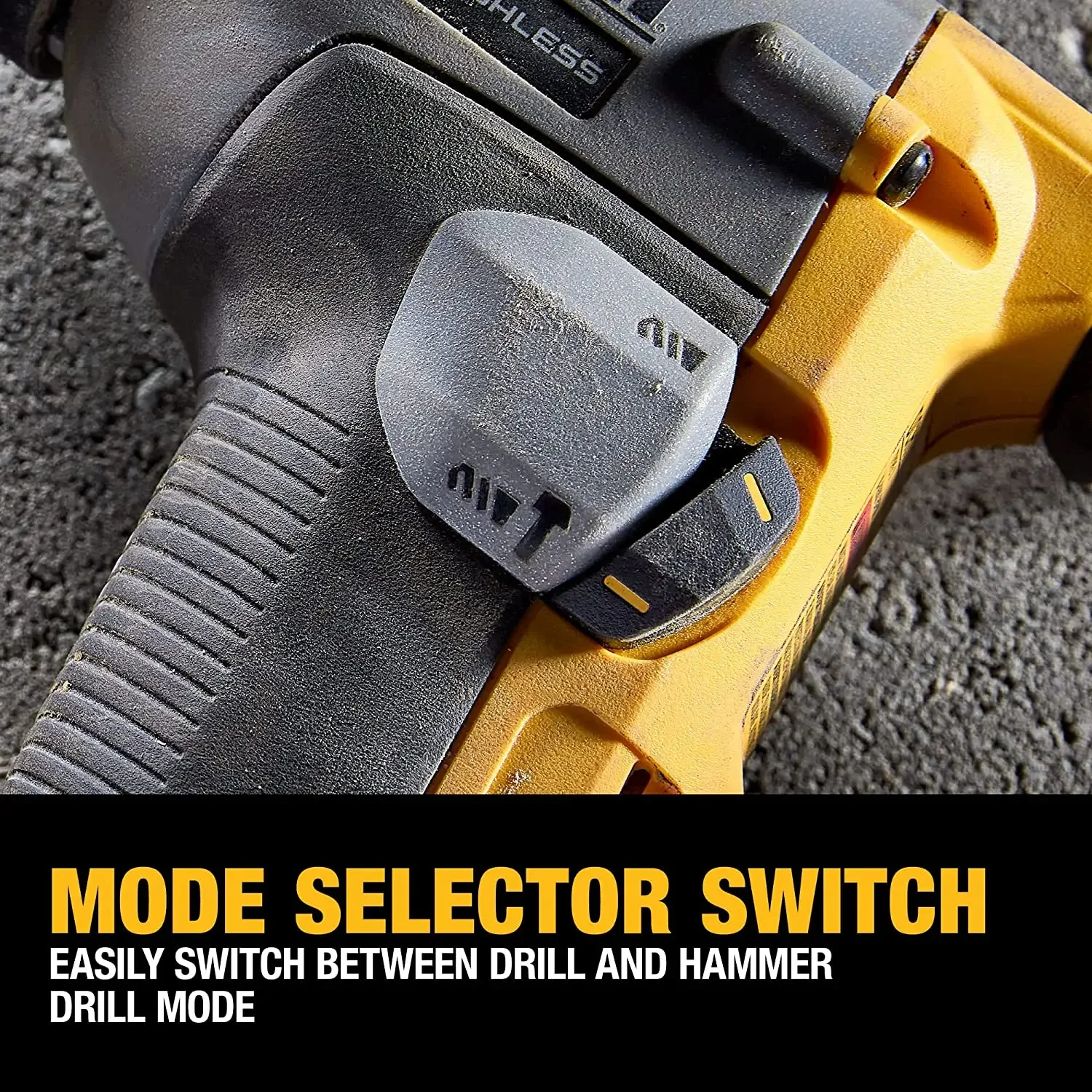 DEWALT DCH172 5/8in Brushless Cordless SDS Plus Rotary Hammer 20V Lithium Power Tools 1060RPM 4980BPM 1.4J Bare Tool