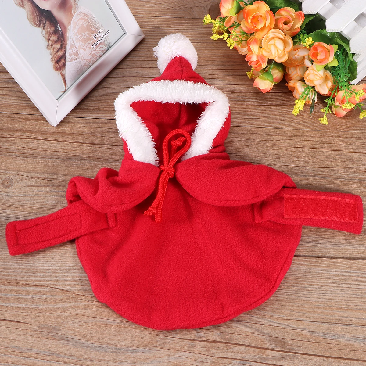 

Cat and Dog Christmas Hat Cloak Cape for Cats Hats Cosplay Holiday Outfits Puppy Suit