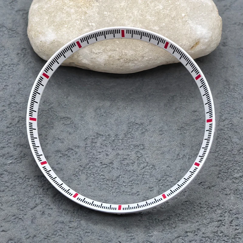Maßgeschneiderter 30,5 mm x 27,5 mm Kunststoff-Innenring SKX007 Kapitelring passend für SKX007 SKX009 SRPD-Gehäuse NH35 NH36 Uhrenreparaturteile – Detail 5