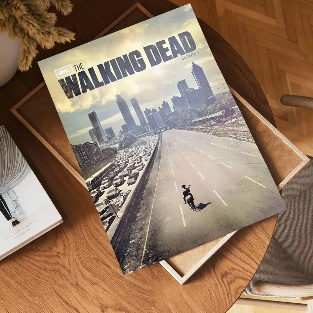 T-The W-Walking Dead DIY Sticky Poster Whitepaper Prints Posters Artwork Nordic Home Decor