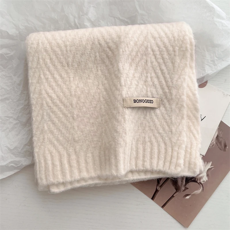 الشتاء وشاح ضيق الصوف وشاح محبوك الساخن بيع بلون وشاح الرجال والنساء العالمي الدافئة والباردة وشاح الشالات #2