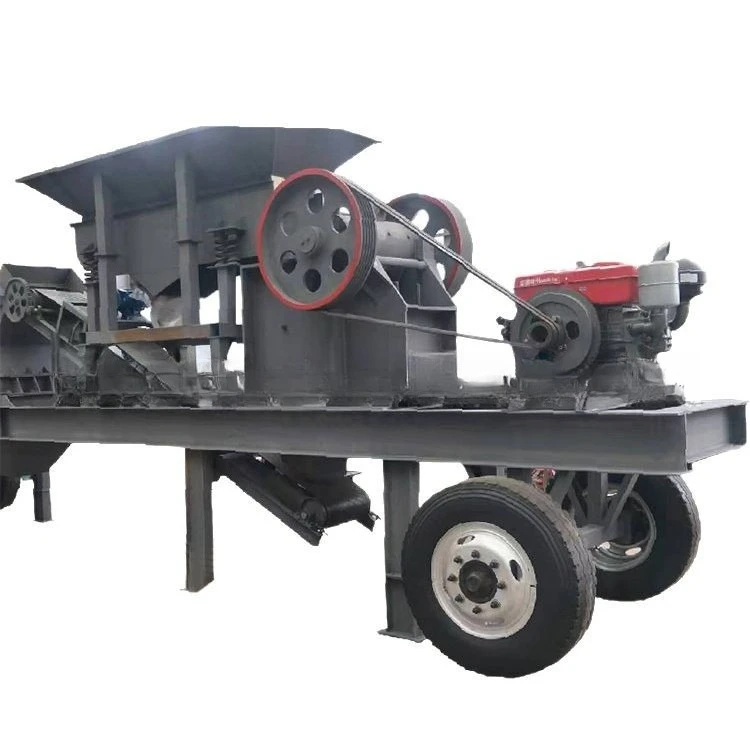 

Stone crusher, sand and gravel, production, jaw, crushing, moving, construction