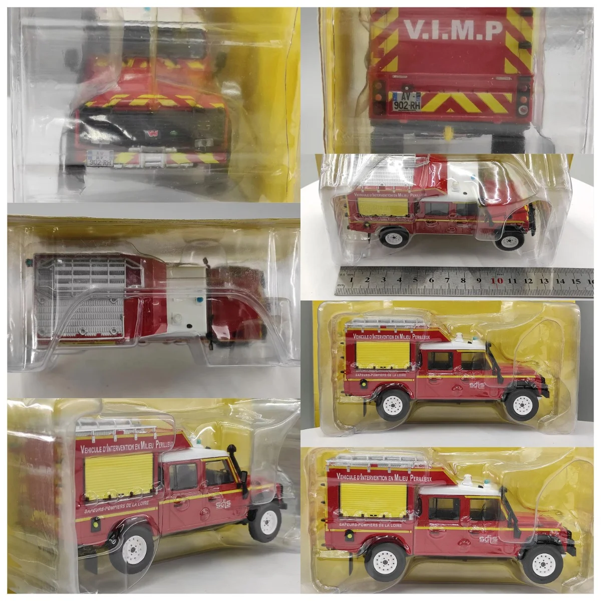 Diecast IXO 1:43 Scale Fire Engine Alloy Car Model