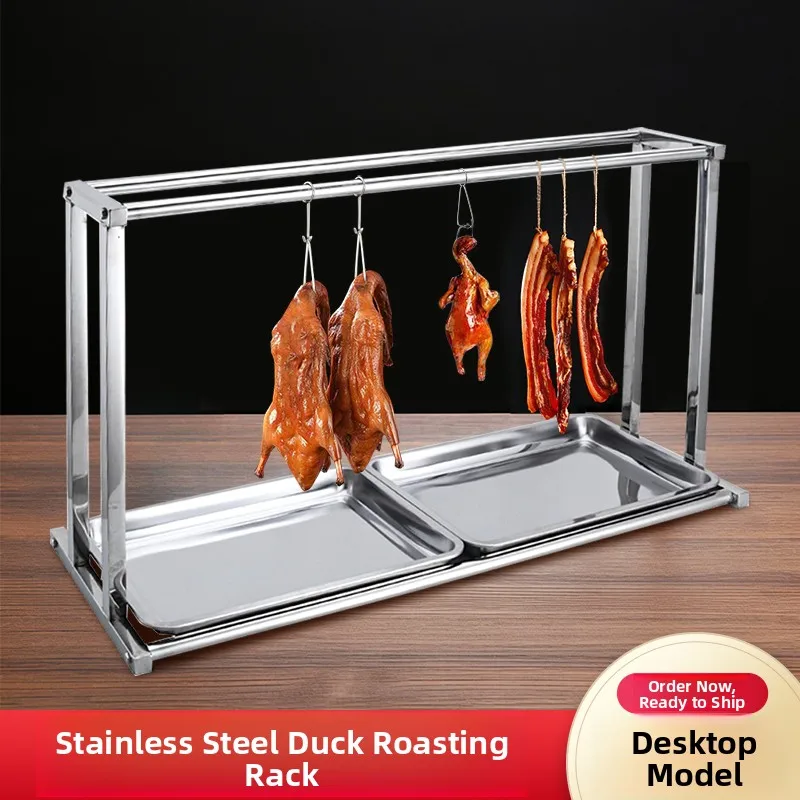 Gancho de Acero Inoxidable para Colgar Pato Asado, Gancho Comercial para Carne de Restaurante, Soporte para Pollo, Pavo, Paloma, Cocina