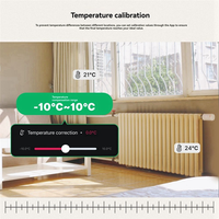 Tuya Zigbee Thermostatic Radiator Valve Smart TRV Programmable Supports Alexa & Google Home, Remote App Operation