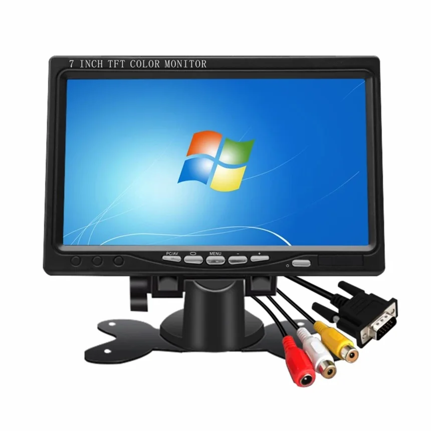 LaBu Official-Website 7 Inch Mini Monitor Hdmi Car Monitor Parking Truck Tarking System Car Electronic Devices