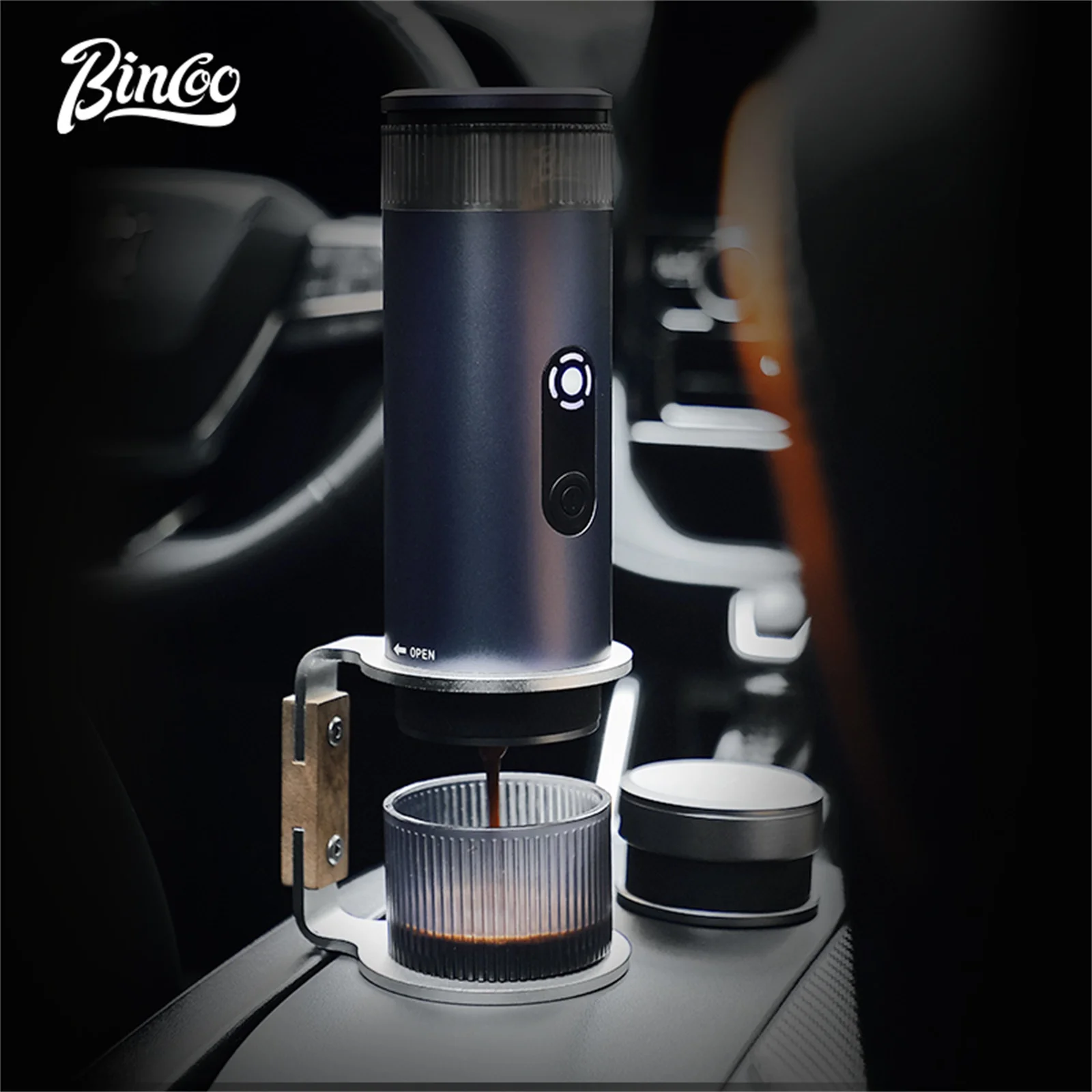 

Bincoo Portable Coffee Machine H1 Pro Coffee Powder Box Italian Wireless Heating Espresso Maker Accessory For Home Outdoor 51mm