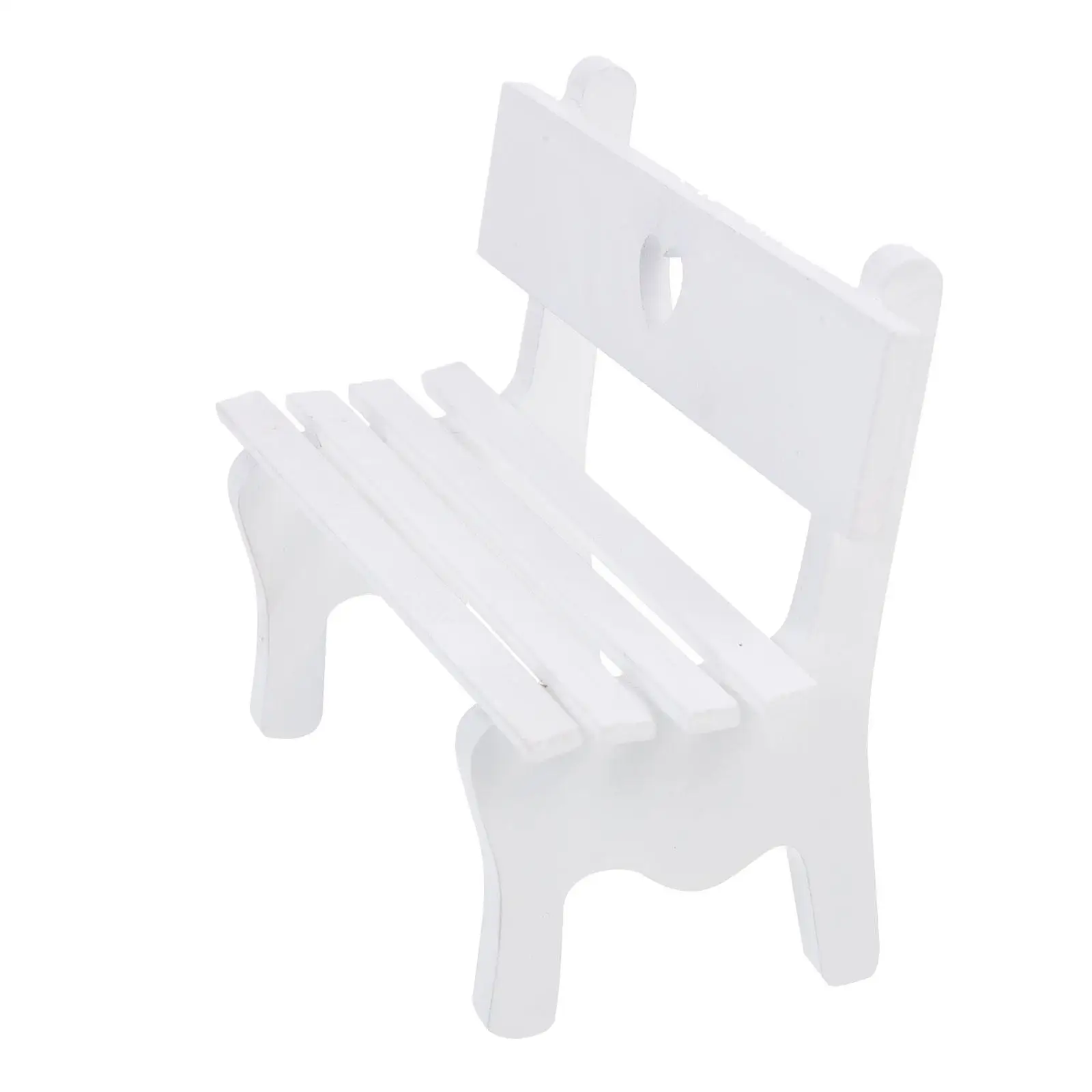 

Wooden Chair House Accessories Decoration Realistic Bedroom Accessories Small House Prop Toy