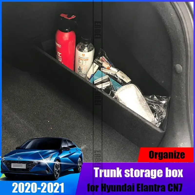 Car trunk storage storage and storage box supplies suitable for Hyundai Elantra Avante CN7 2020 2021