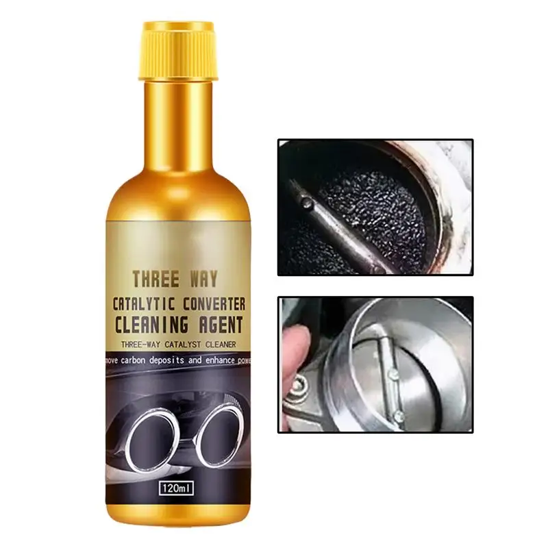 Emissions System Cleaner Effective Carbon Remover For Car 120ml Engine Carbon Cleaner For Catalytic Converters Car Engine