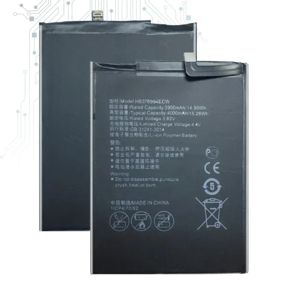 For Huawei Battery HB376994ECW for Huawei Honor V9 Honor 8 Pro DUK-AL20 DUK-TL30 Replacement Batteries 4000mAh + Tools