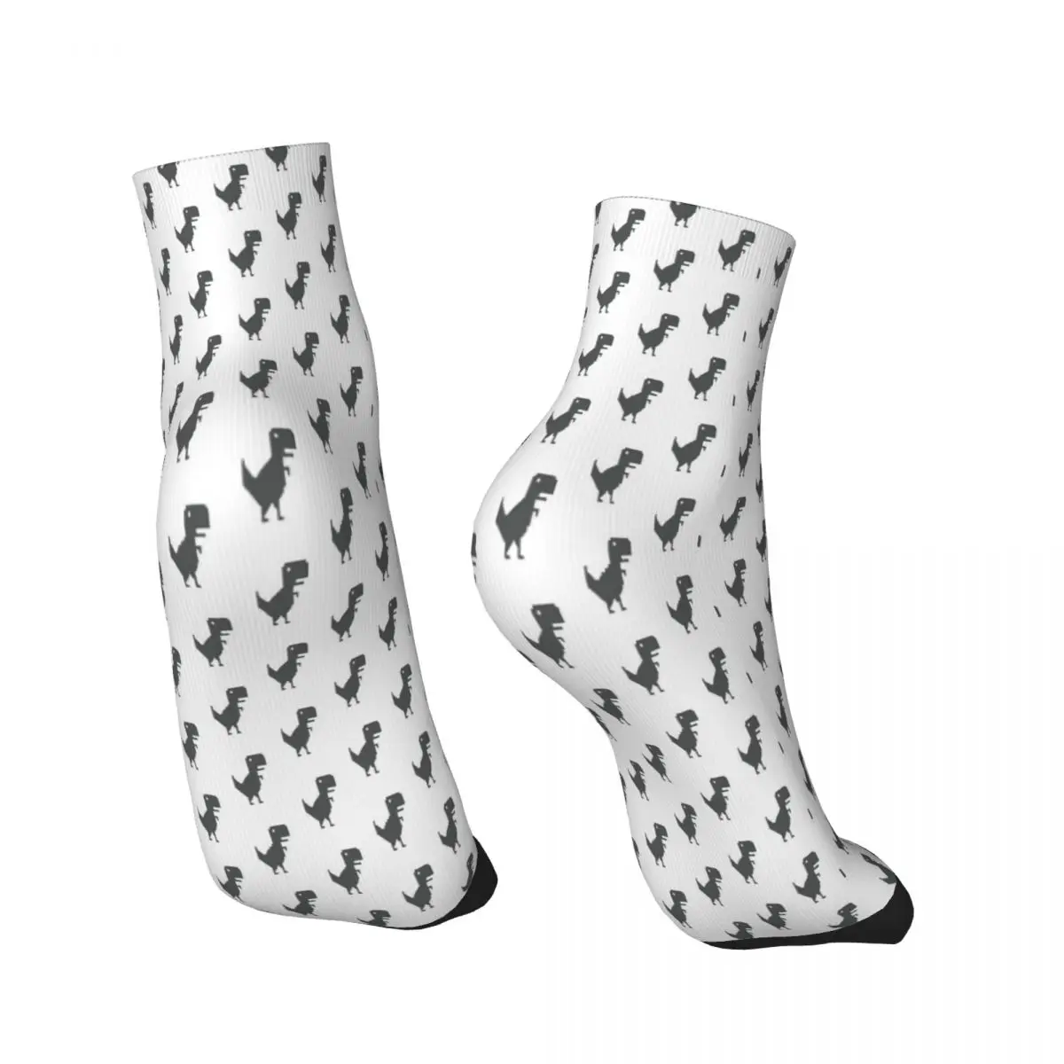 Chrome T-Rex Ankle Socks Male Mens Women Spring Stockings Harajuku