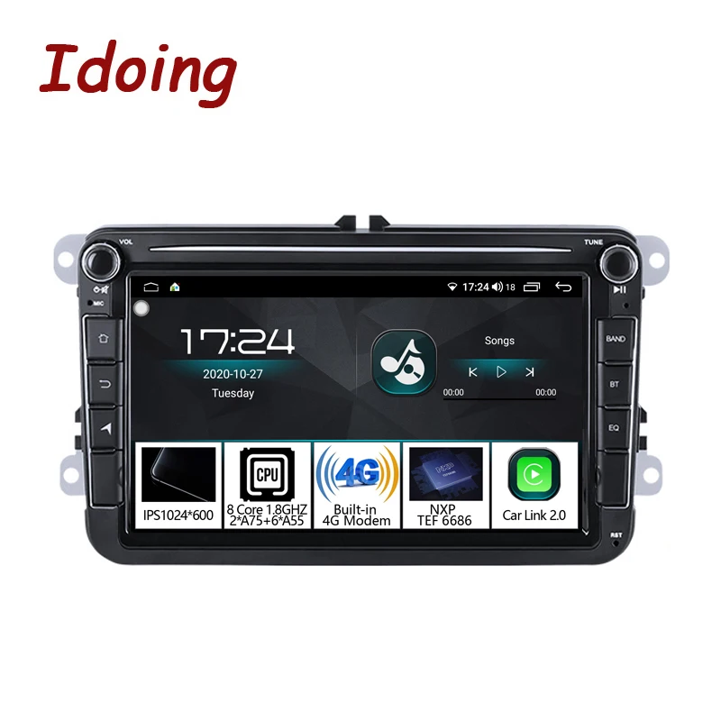 

Idoing 8" 2dDin Car Android Autoradio Player Universal For Volkswagen Skoda Seat 4G+64G IPS GPS Navigation Multimedia Head Unit