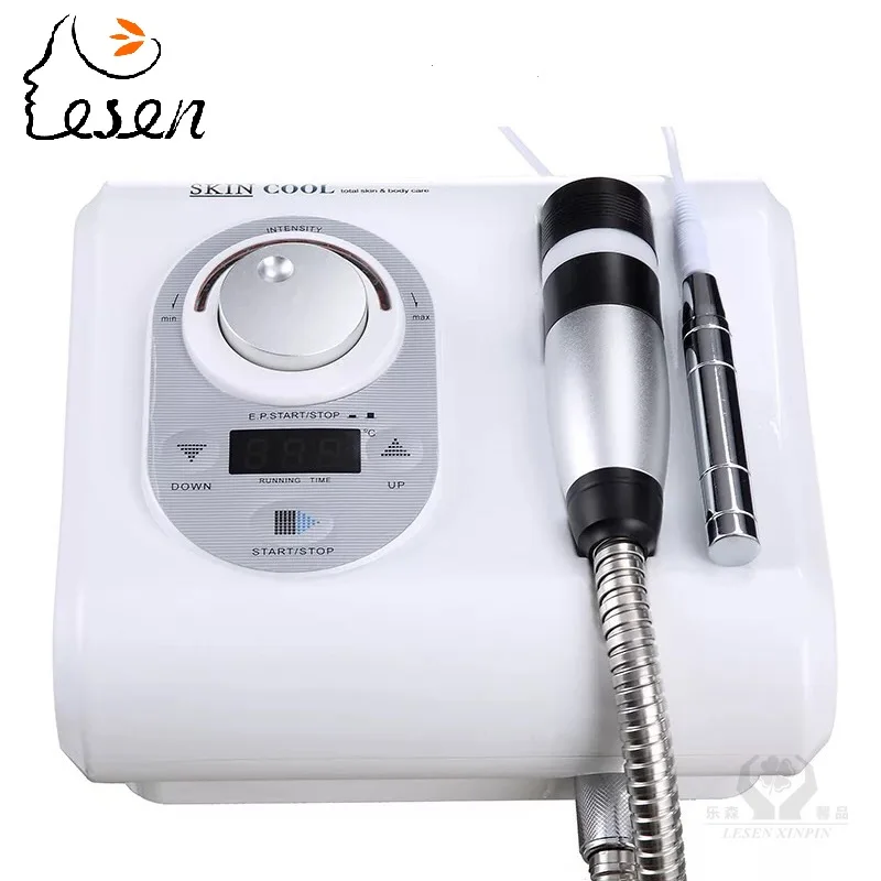 2023 LESEN Portable 2 in 1 Cryo Electroporation Mesotherapy Skin Cool Facial Anti Aging Skin Care Machine