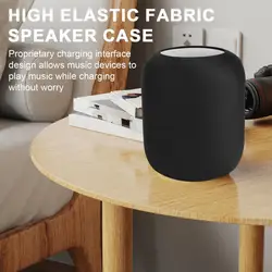 19*15.6cm Speaker Dust Protective Cover For Speaker Soft Audio Sleeve Mesh Nylon Cloth Design With Charging Hole For HomePod 1/2