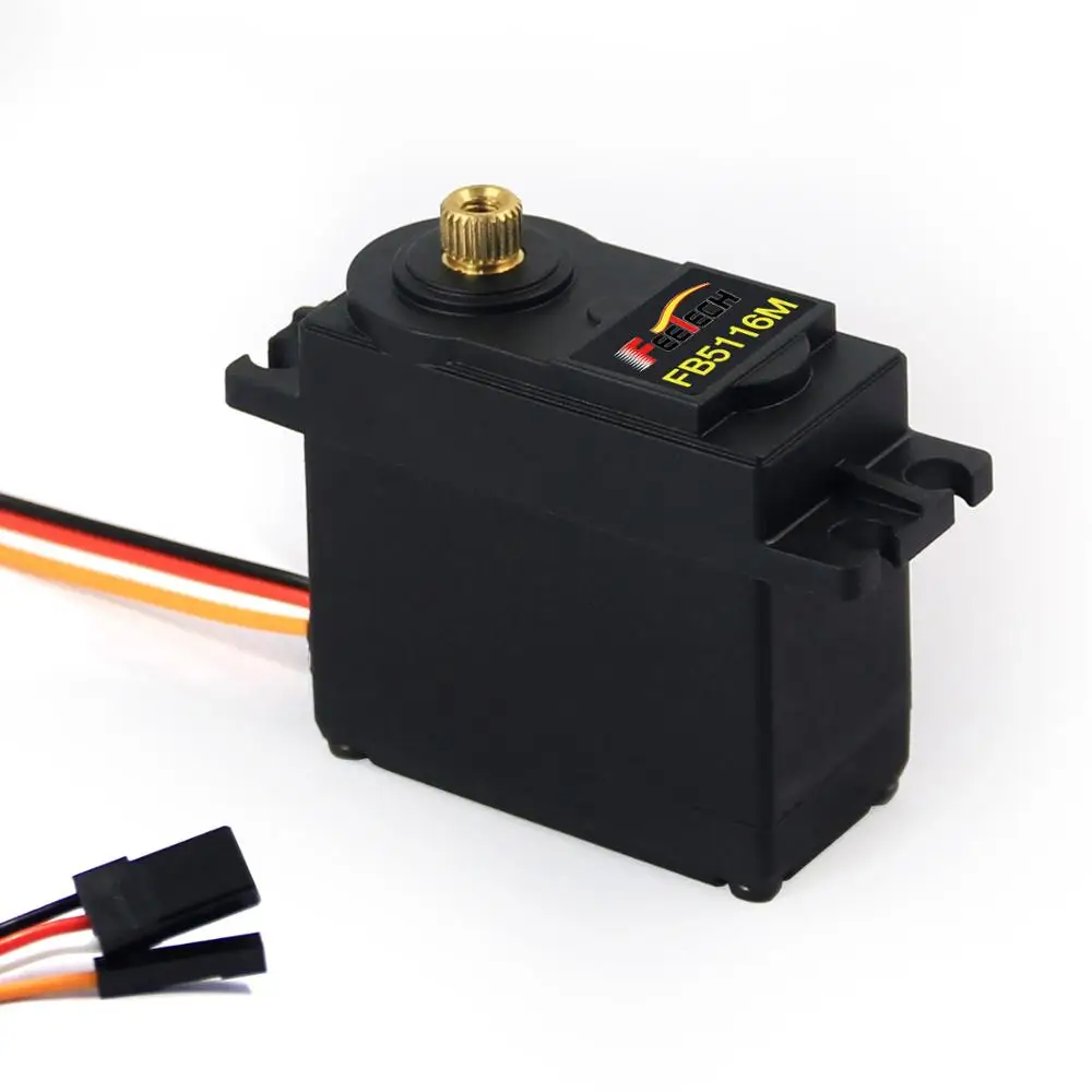 FB5116M Digital Servo 15kg/cm Position Feedback 300° Uncontrollable Metal Gear Core Motor for 1:8/1:10 RC Car Airplane Part